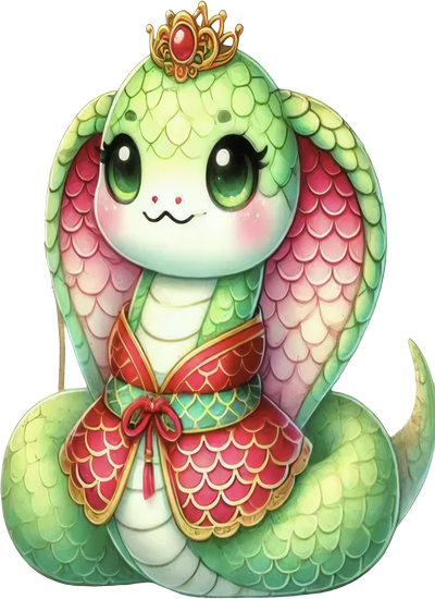 Chibi Rắn - Snake Cute PNG (32)