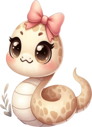 Chibi Rắn - Snake Cute PNG (33)