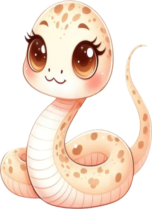 Chibi Rắn - Snake Cute PNG (34)