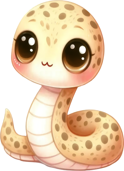 Chibi Rắn - Snake Cute PNG (35)
