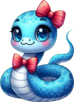 Chibi Rắn - Snake Cute PNG (40)