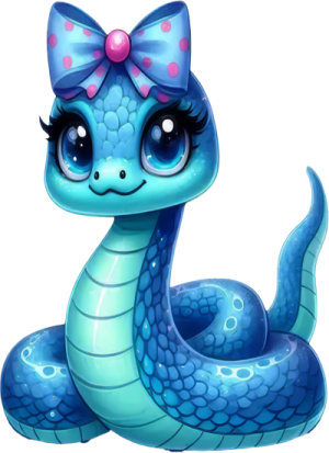 Chibi Rắn - Snake Cute PNG (41)