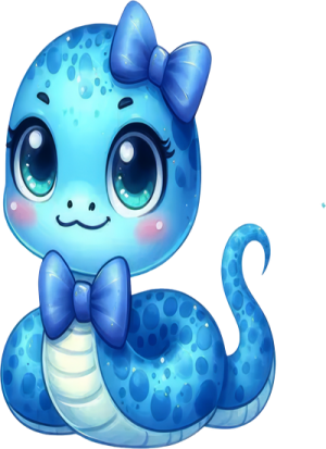 Chibi Rắn - Snake Cute PNG (42)