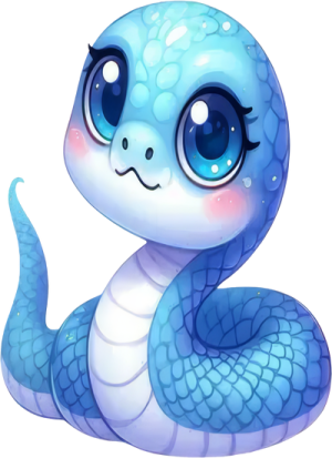 Chibi Rắn - Snake Cute PNG (44)