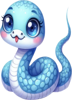 Chibi Rắn - Snake Cute PNG (45)