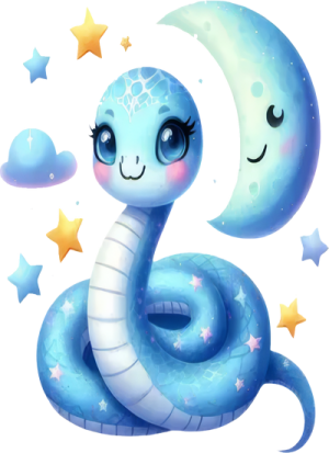 Chibi Rắn - Snake Cute PNG (47)