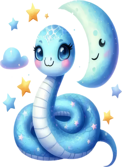 Chibi Rắn - Snake Cute PNG (47)
