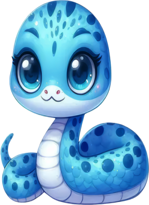 Chibi Rắn - Snake Cute PNG (48)