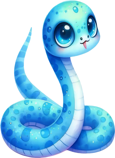 Chibi Rắn - Snake Cute PNG (49)