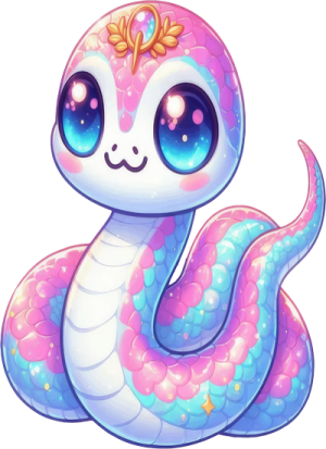 Chibi Rắn - Snake Cute PNG (5)