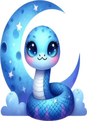 Chibi Rắn - Snake Cute PNG (50)