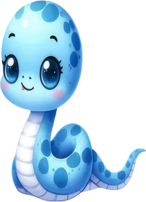 Chibi Rắn - Snake Cute PNG (51)