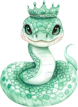 Chibi Rắn - Snake Cute PNG (53)