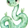 Chibi Rắn - Snake Cute PNG (57)