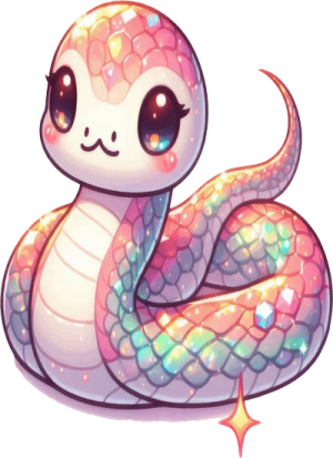 Chibi Rắn - Snake Cute PNG (6)