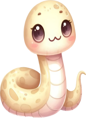 Chibi Rắn - Snake Cute PNG (68)
