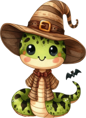 Chibi Rắn - Snake Cute PNG (69)