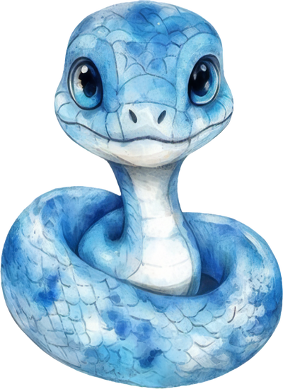 Chibi Rắn - Snake Cute PNG (7)