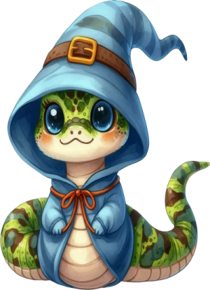 Chibi Rắn - Snake Cute PNG (71)