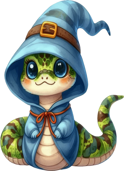 Chibi Rắn - Snake Cute PNG (71)