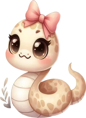 Chibi Rắn - Snake Cute PNG (75)