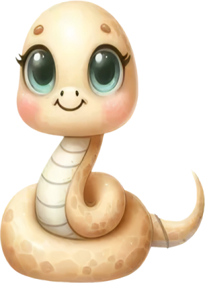 Chibi Rắn - Snake Cute PNG (78)
