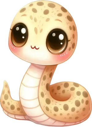 Chibi Rắn - Snake Cute PNG (79)