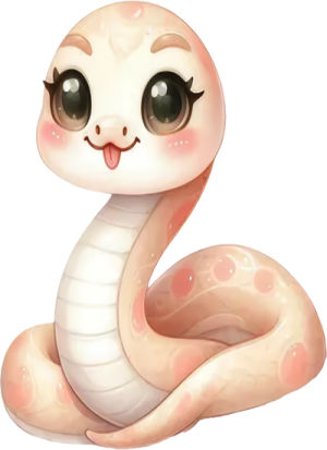 Chibi Rắn - Snake Cute PNG (82)