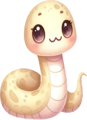 Chibi Rắn - Snake Cute PNG (83)