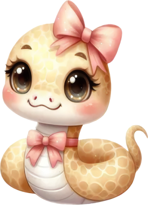 Chibi Rắn - Snake Cute PNG (86)