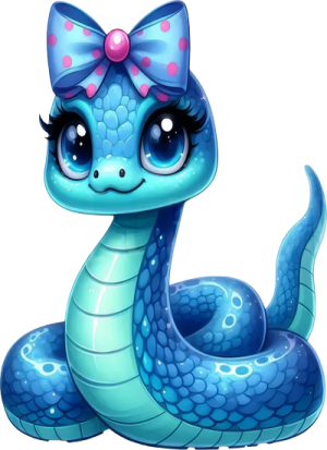 Chibi Rắn - Snake Cute PNG (88)