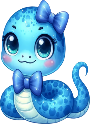 Chibi Rắn - Snake Cute PNG (89)