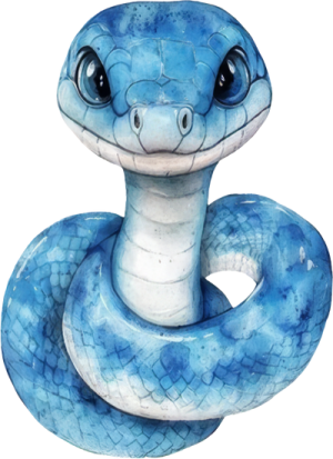 Chibi Rắn - Snake Cute PNG (9)
