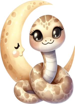 Chibi Rắn - Snake Cute PNG (92)