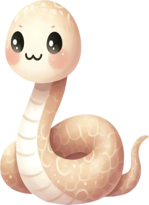 Chibi Rắn - Snake Cute PNG (94)