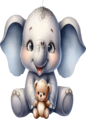 Chú Voi Con PNG (3)