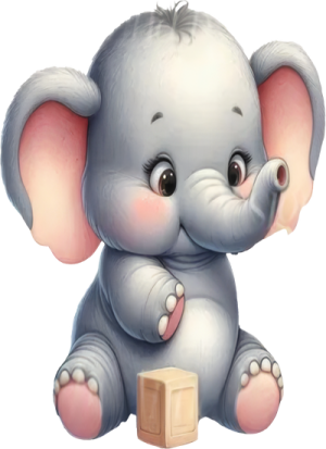 Chú Voi Con PNG (4)