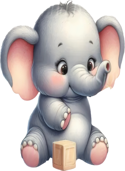 Chú Voi Con PNG (4)