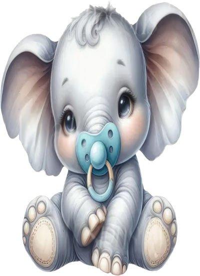 Chú Voi Con PNG (5)