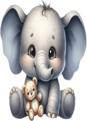 Chú Voi Con PNG (6)