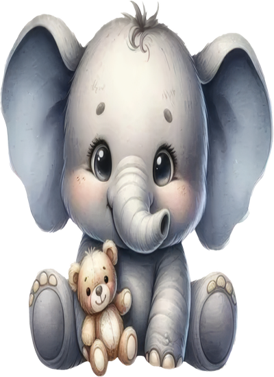 Chú Voi Con PNG (6)