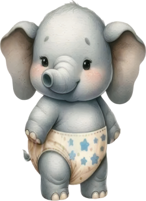 Chú Voi Con PNG (7)