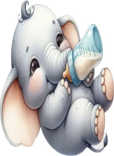 Chú Voi Con PNG (9)