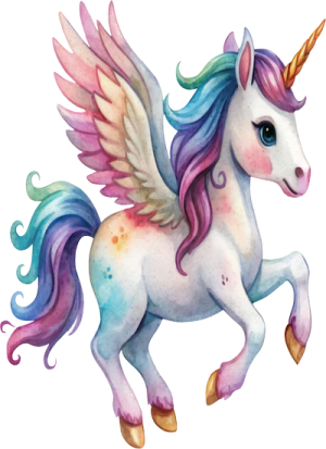 Con Ngựa 1 Sừng PNG (12)