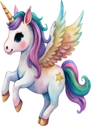 Con Ngựa 1 Sừng PNG (14)