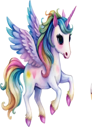 Con Ngựa 1 Sừng PNG (15)