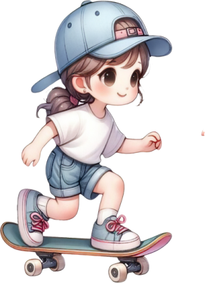 Em Bé Lướt Ván PNG (1)