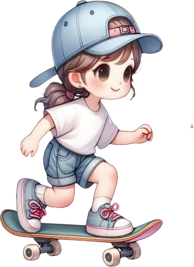 Em Bé Lướt Ván PNG (1)