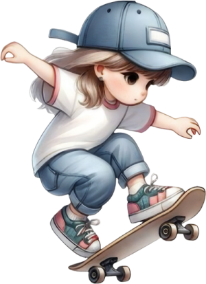 Em Bé Lướt Ván PNG (10)