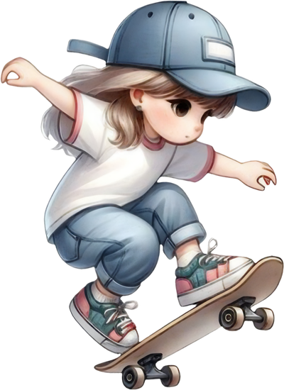 Em Bé Lướt Ván PNG (10)